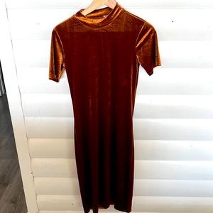 Zara velvet dress